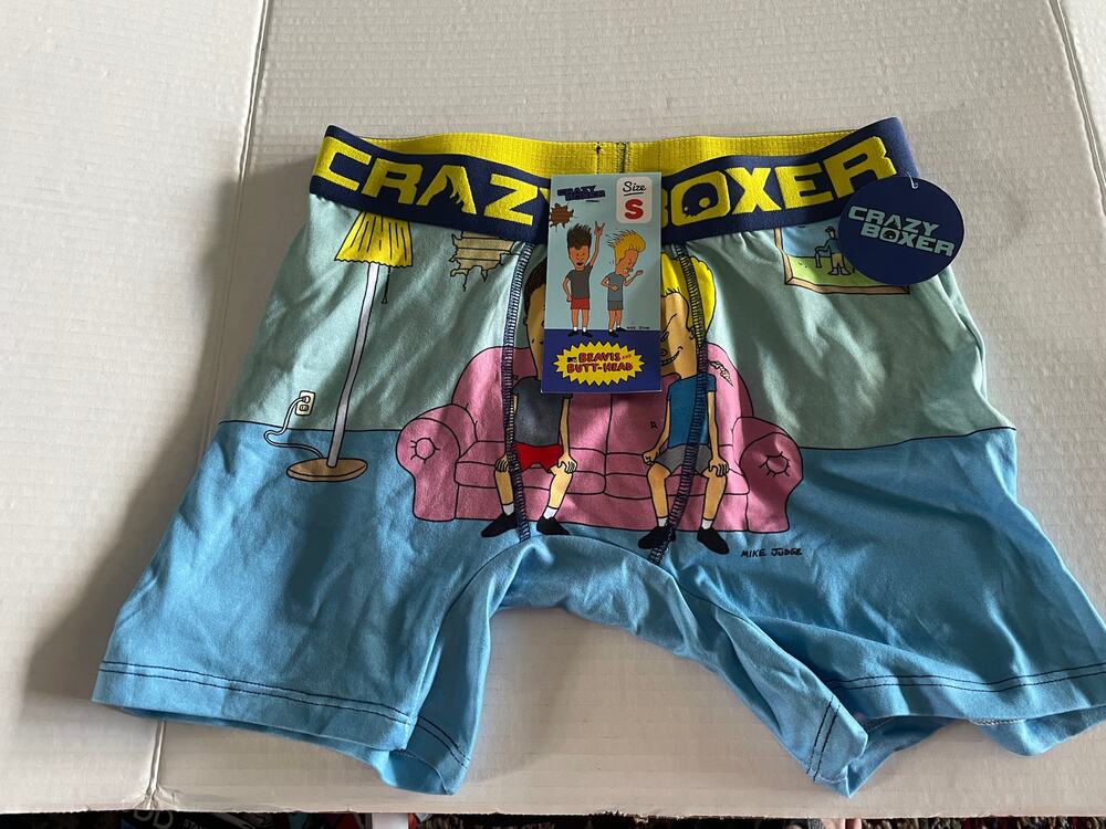 Crazy Boxer Beavis ButtHead Men’s Boxers Briefs Loungewear Underwear S NeW